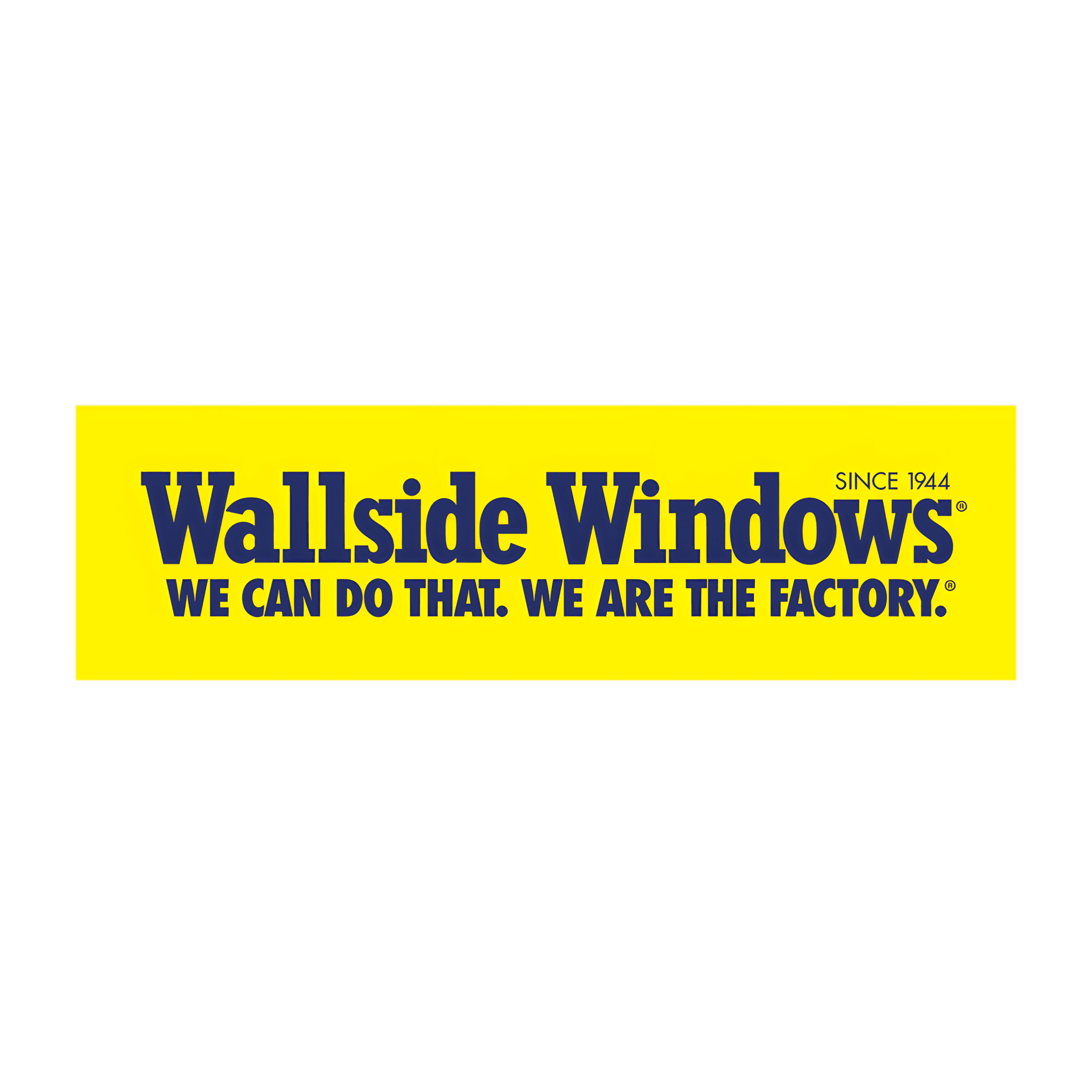 Logo image of Wallside Windows card.